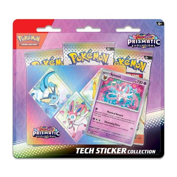 Prismatic tech sticker collection