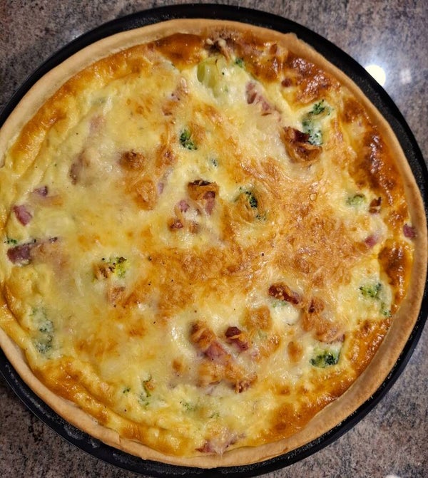 Quiche broccoli / spekjes