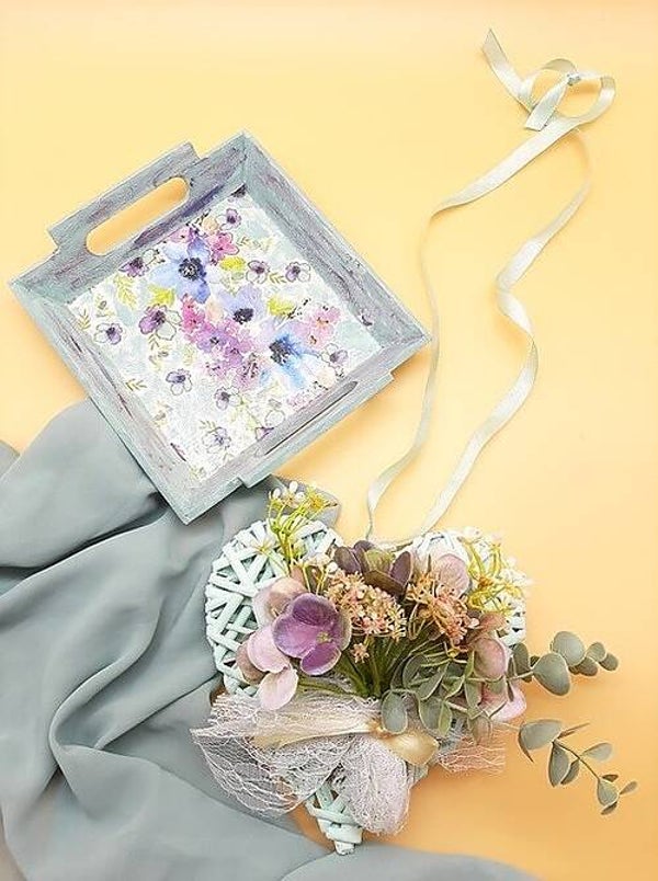 Mini dienblad met hartje