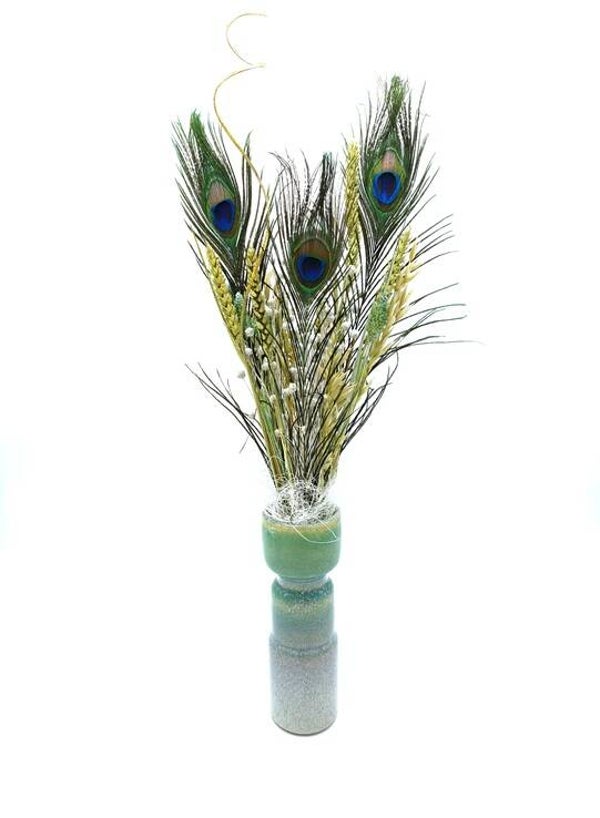 Bloemstuk met gedroogde bloemen