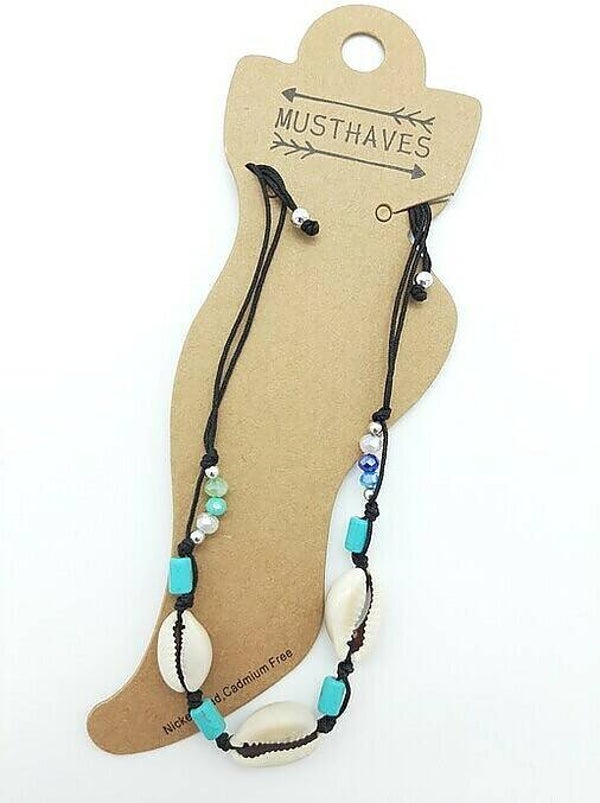 Enkelbandje met Schelpen en Kralen