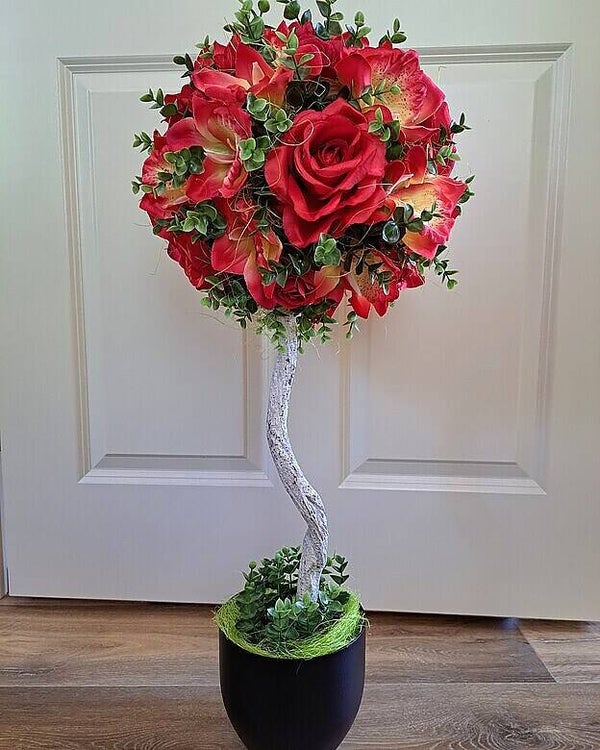 Zijden bloemen boeket