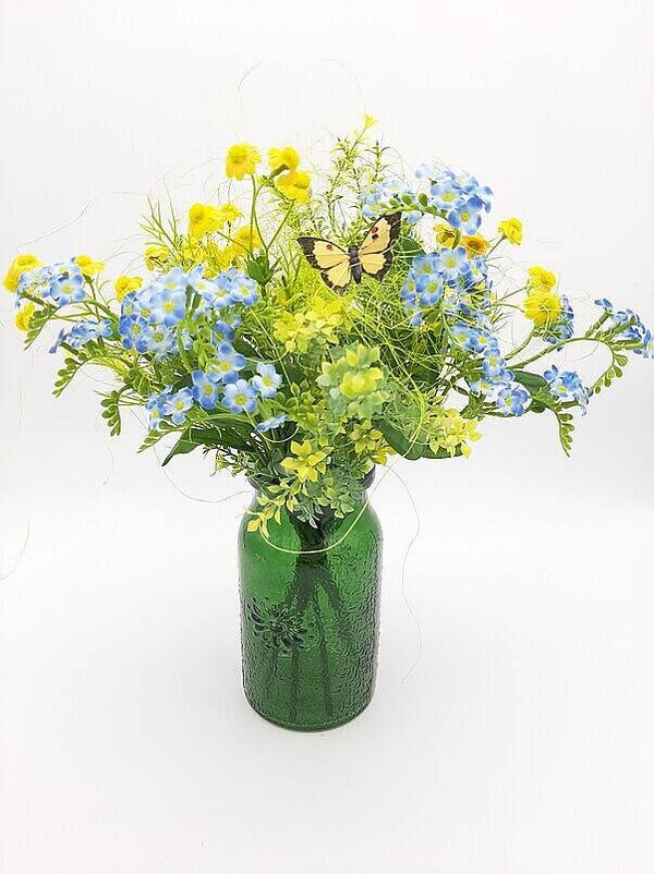 Zijden boeket "Vergeet-me-nietjes"