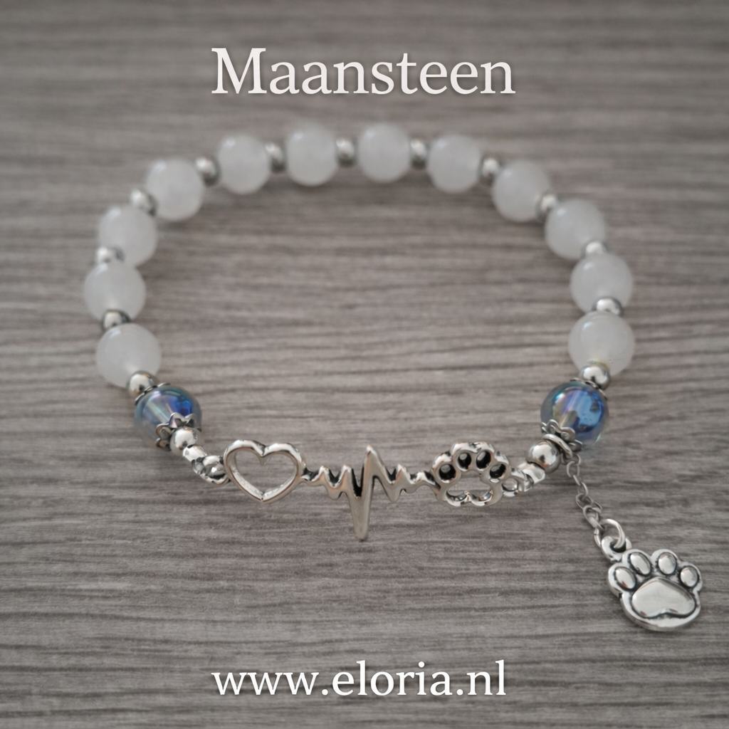 Maansteen, connector Hart voor dieren