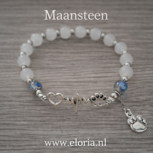 Maansteen, connector Hart voor dieren