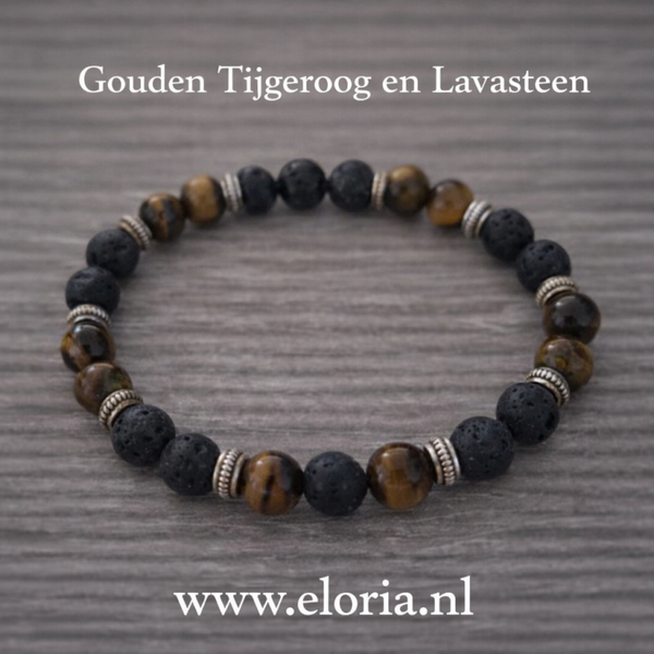 Gouden Tijgeroog & Lavasteen