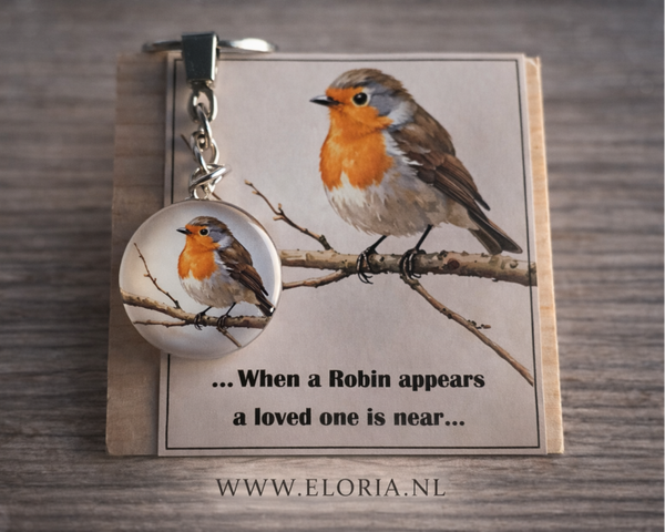 Sleutelhanger Roodborstje