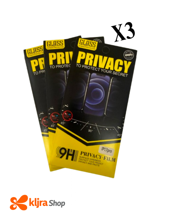 x3 pellicola privacy per iPhone