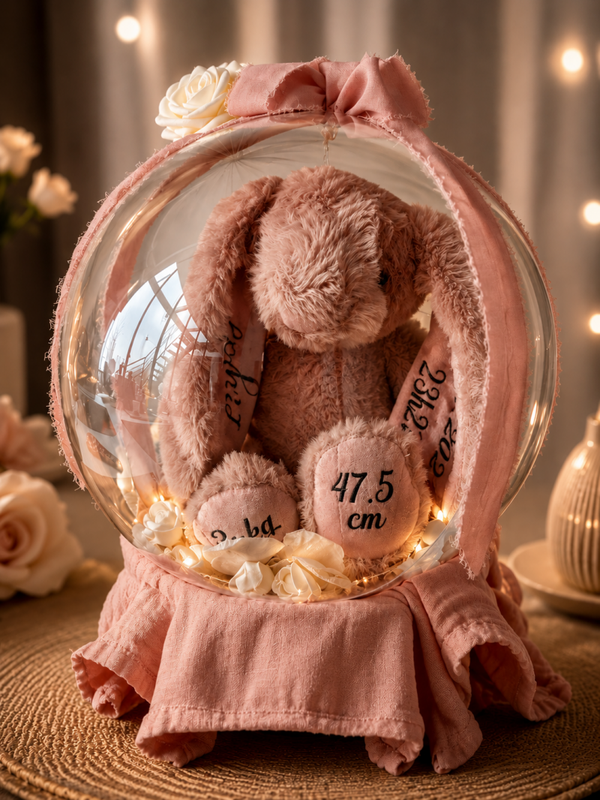 Ballon avec doudou personnalisé