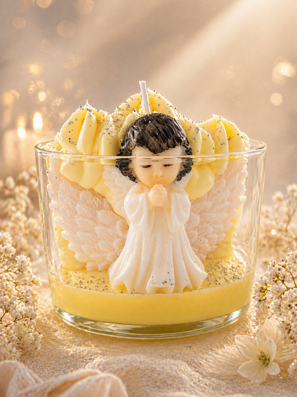 Bougie ange fille