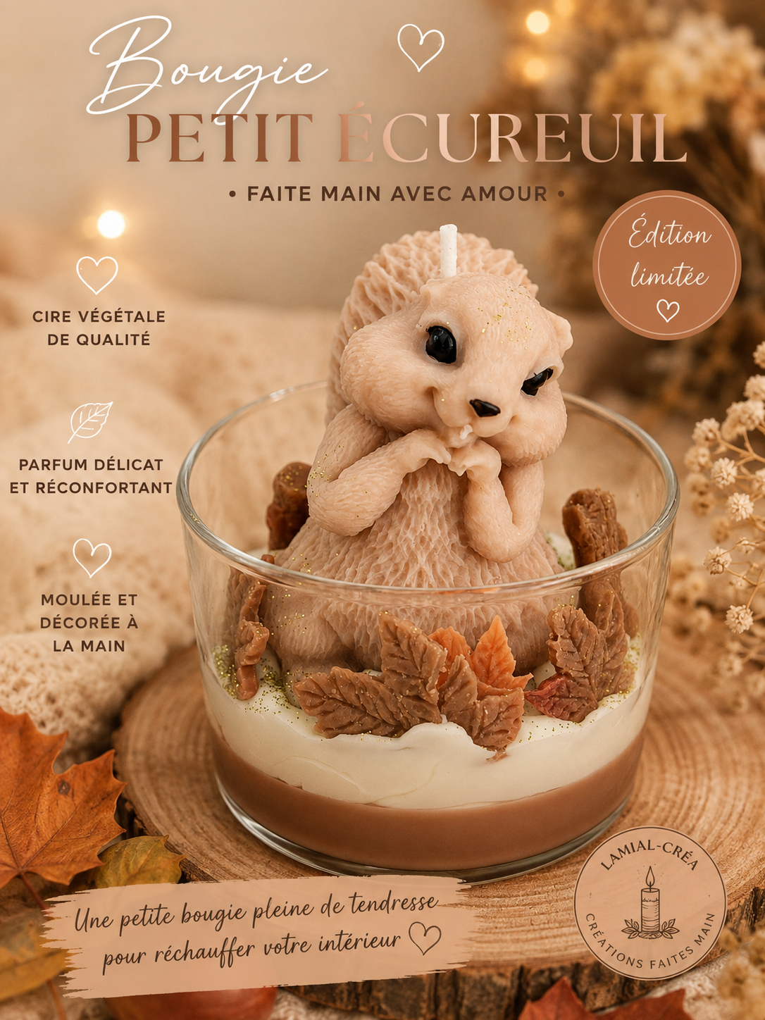 Bougie écureuil 🐿️