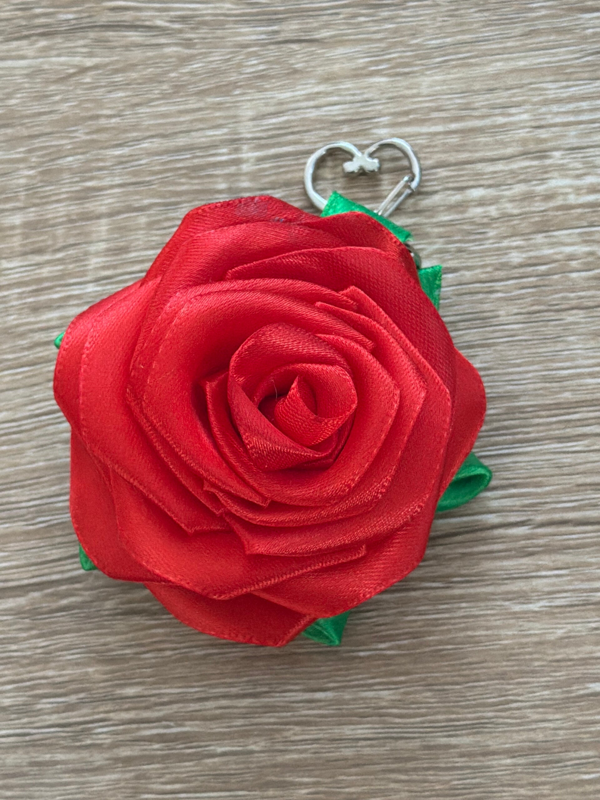 Porte clef « rose »