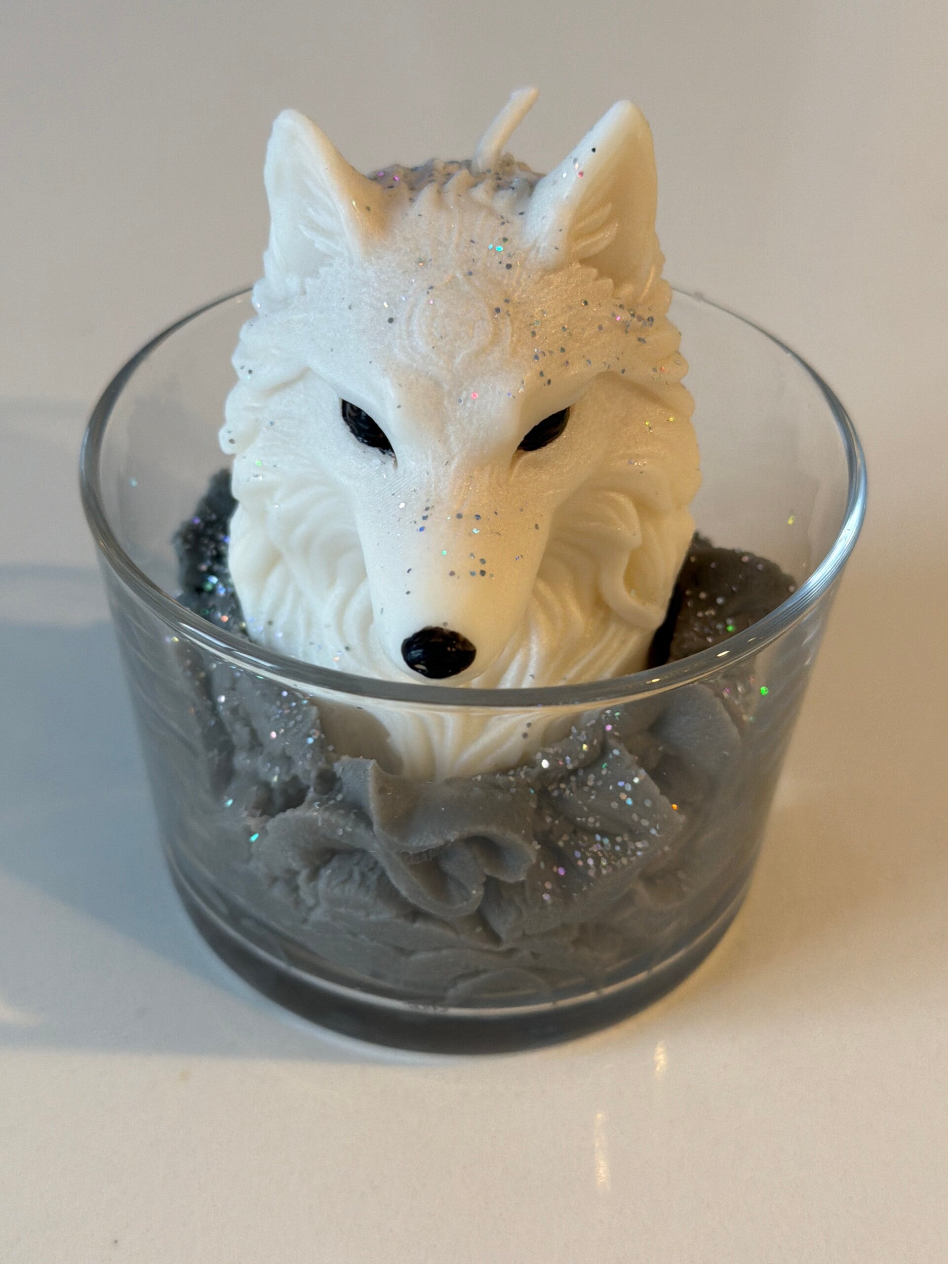 Bougie cire de soja - Loup