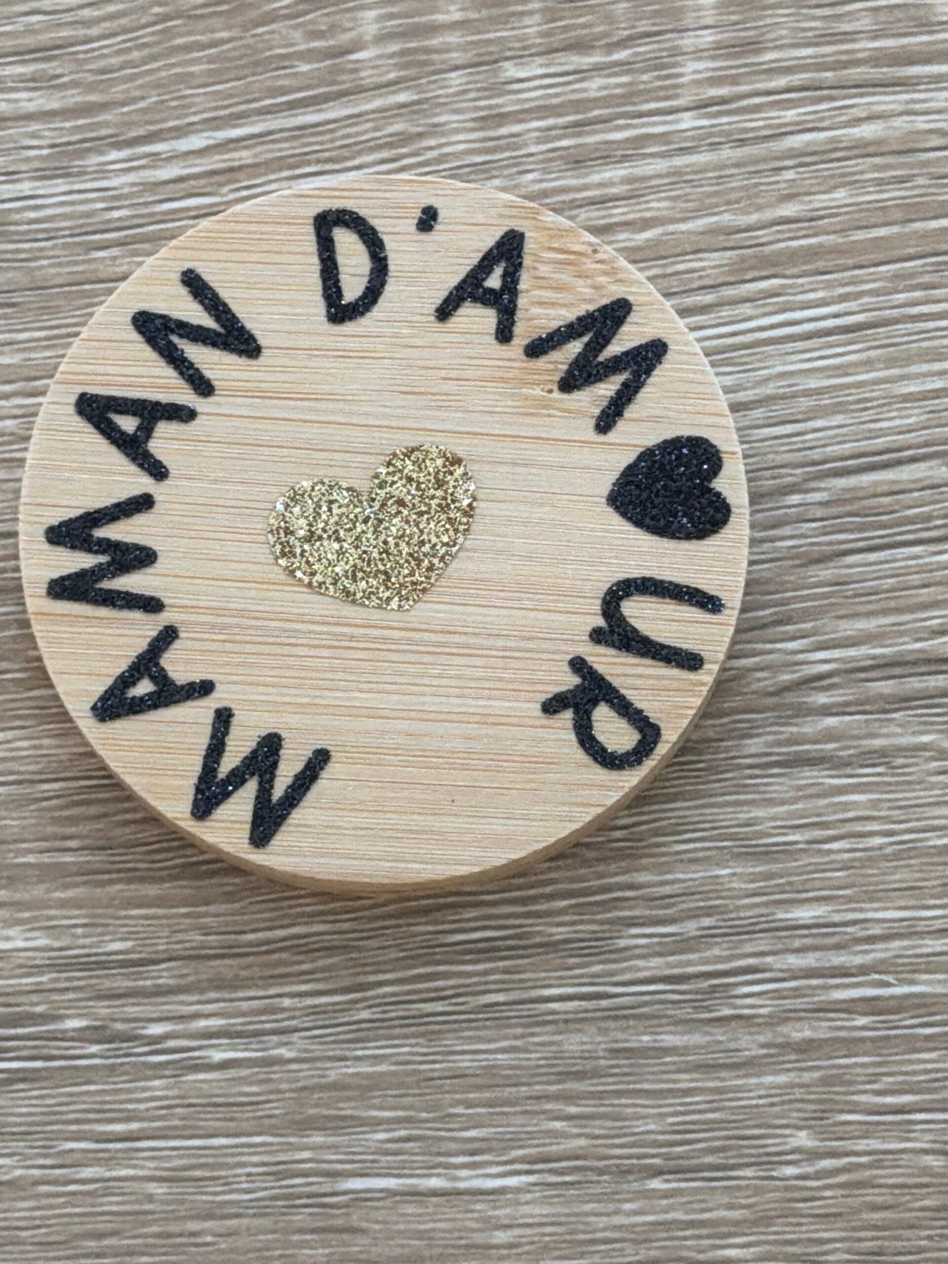 Miroir de poche « maman d’amour »