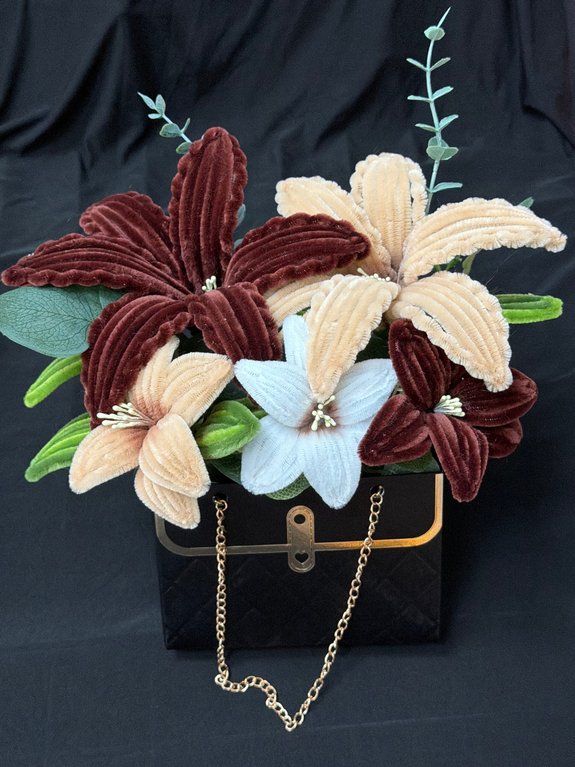 Sac de lys ton marron