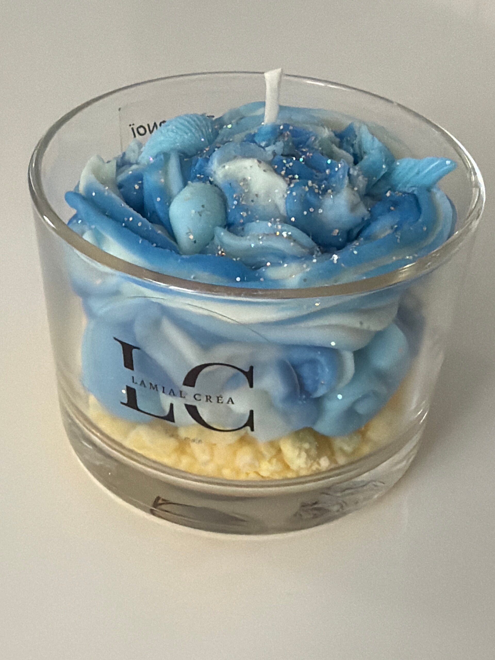 Bougie MER parfum « monoï »