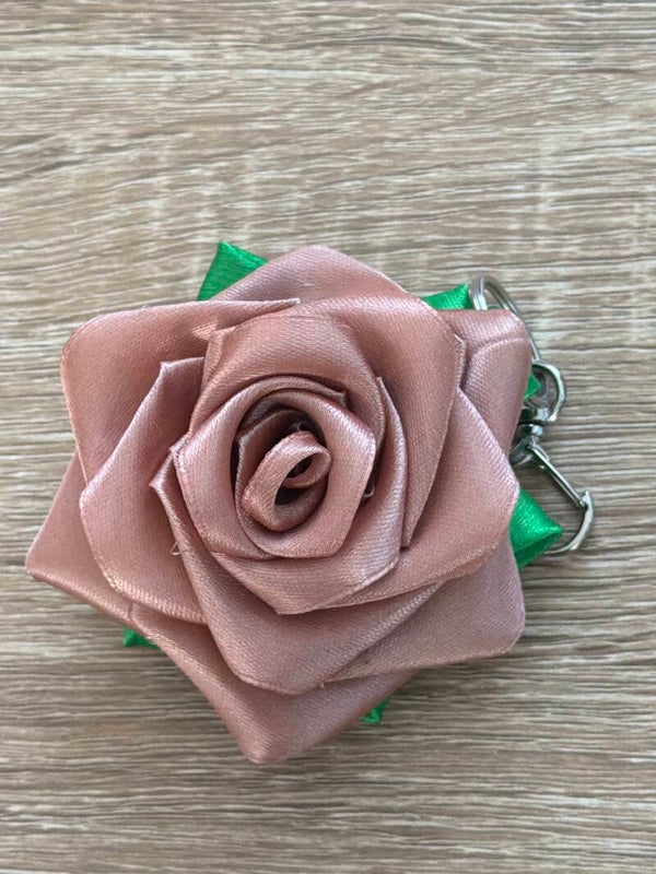 Porte clef « rose »