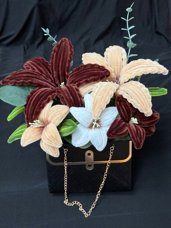 Sac de lys ton marron