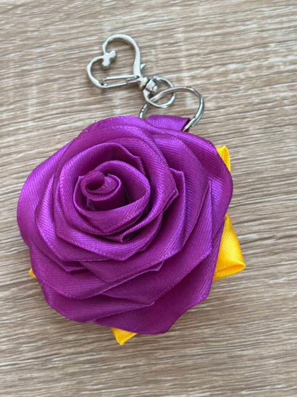 Porte clef « rose »