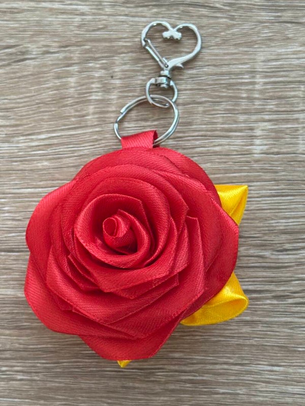 Porte clef « rose »