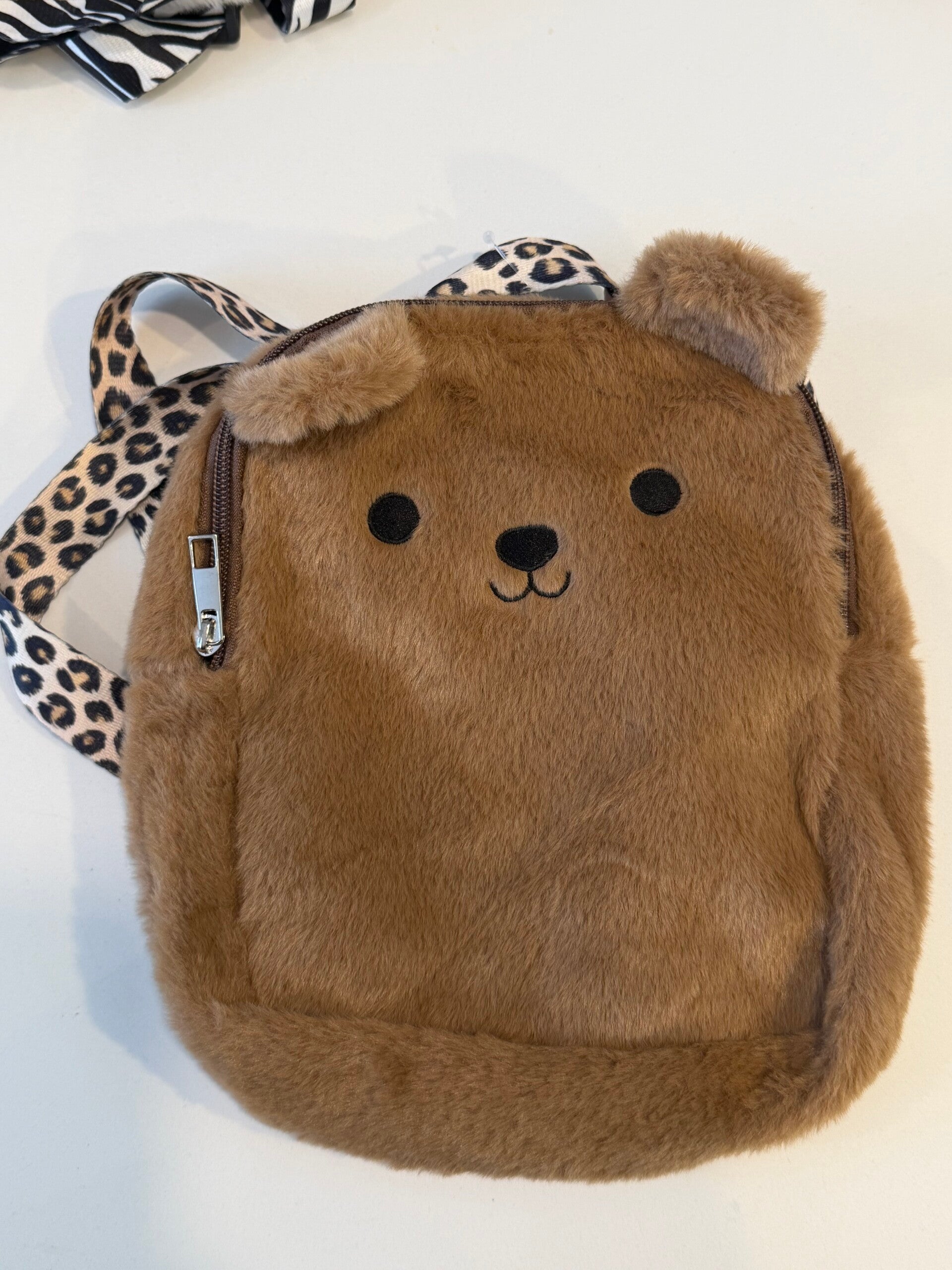 Sac maternelle prénom « ours marron »