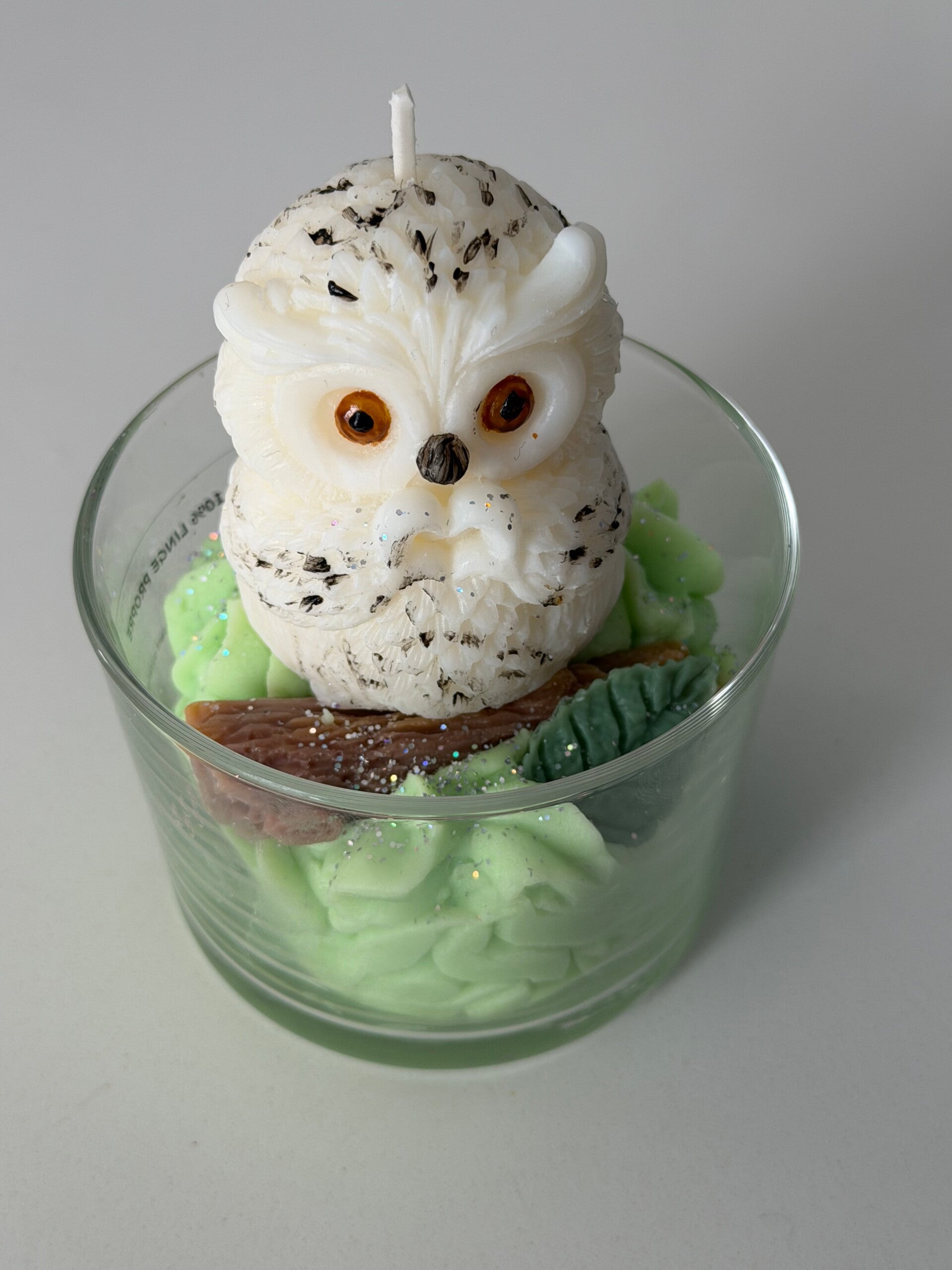 Bougie cire de soja - hiboux