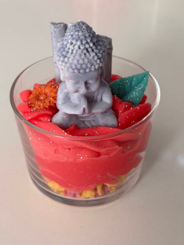 Bougie cire de soja - bouddha