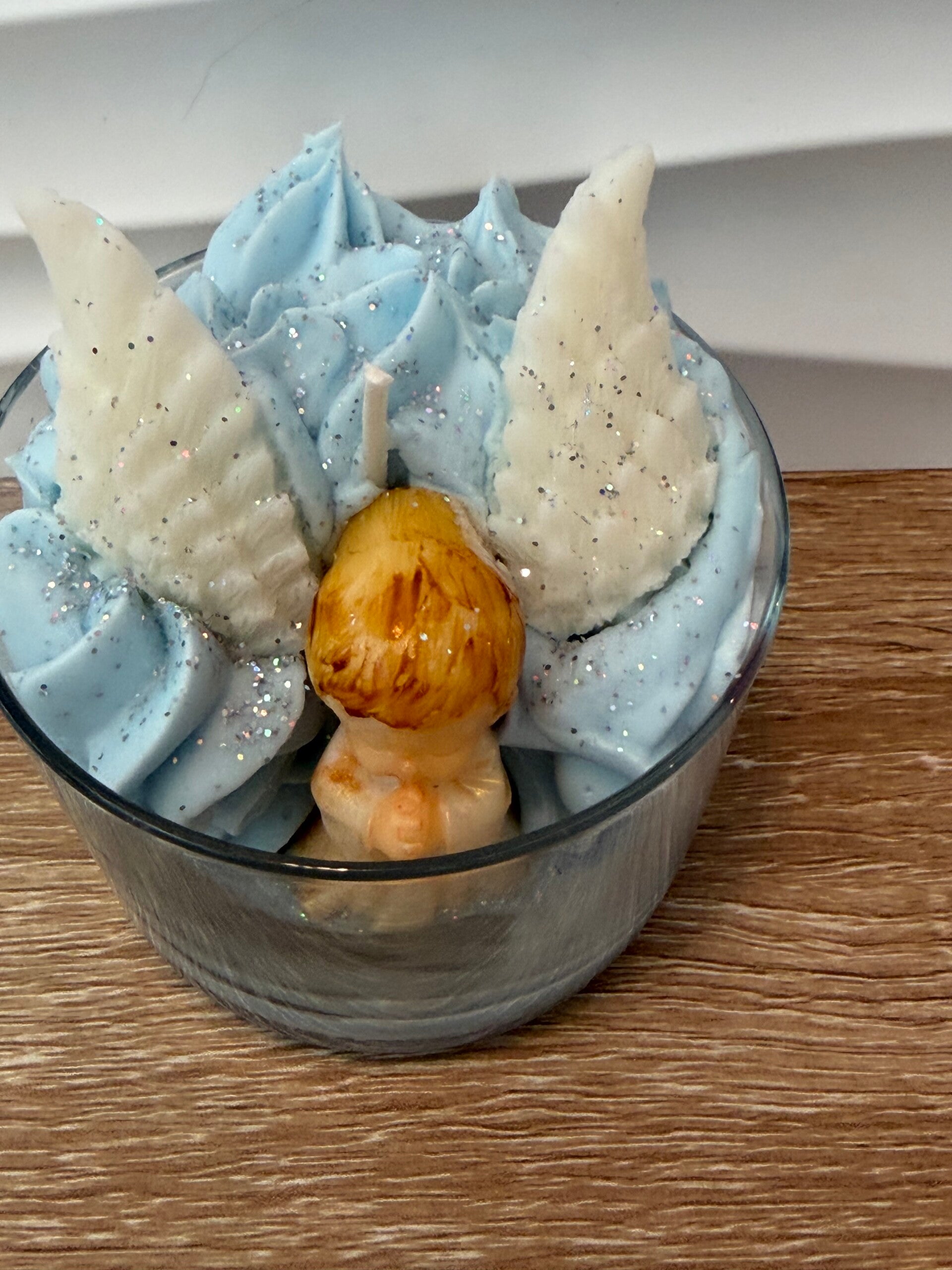 Bougie ange garçon - parfum yummy pink