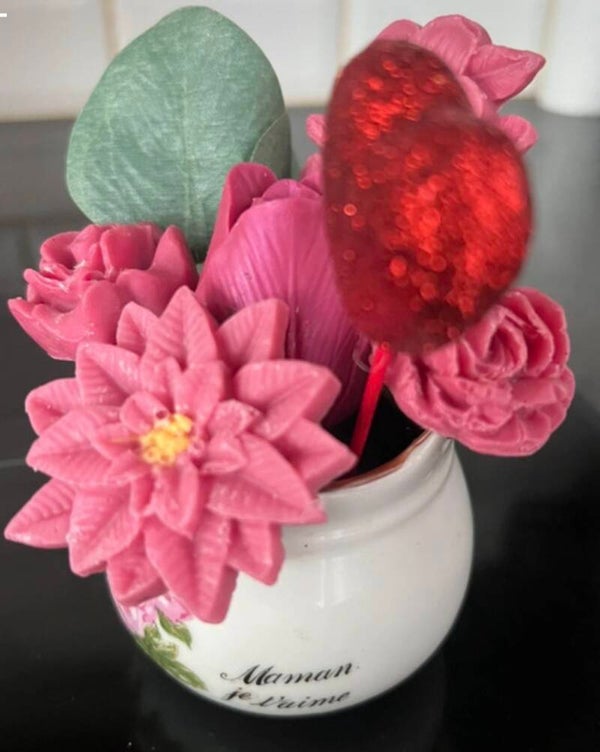 Bouquets de savon