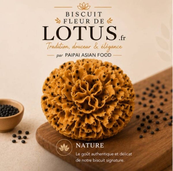 Biscuit Fleur De Lotus goût NATURE quantité 5
