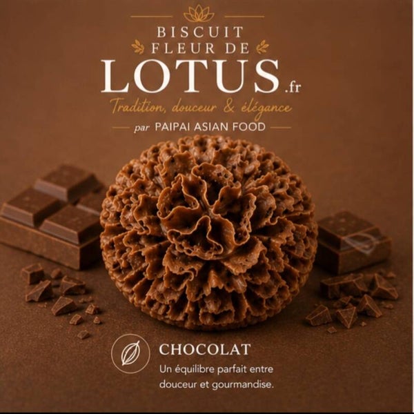 Biscuit Fleur De Lotus goût Chocolat au Lait quantité 5