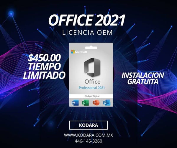 LICENCIA OEM OFFICE 2021