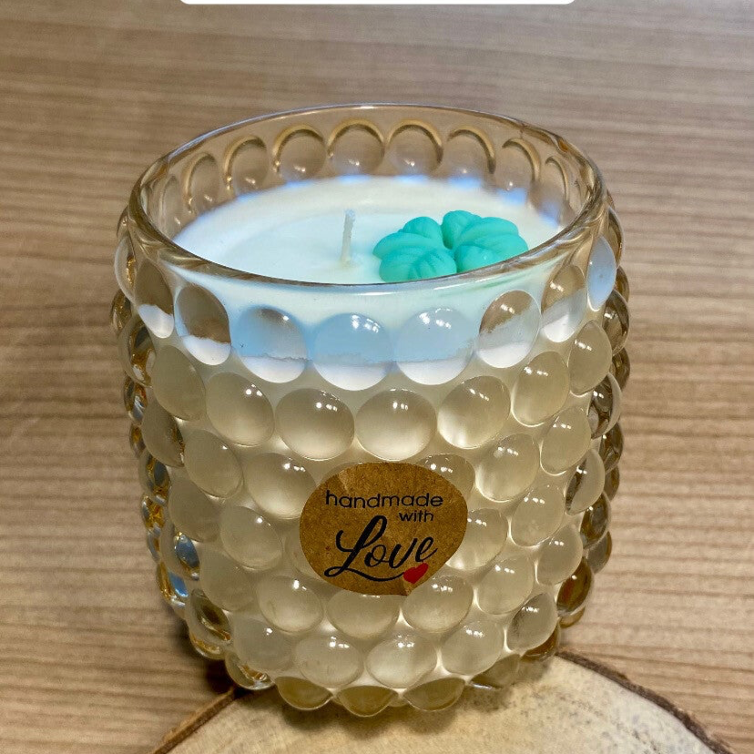 Bougie parfumé en cire de soja senteur Champagne