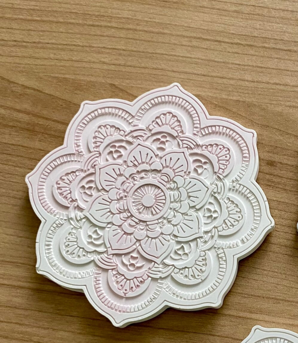 Mandala en plâtre