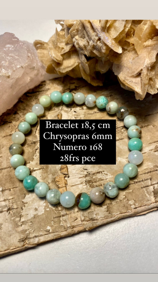 Bracelet Chrysopras (numéro 168)