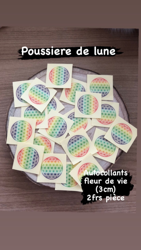 Fleur de vie autocollant