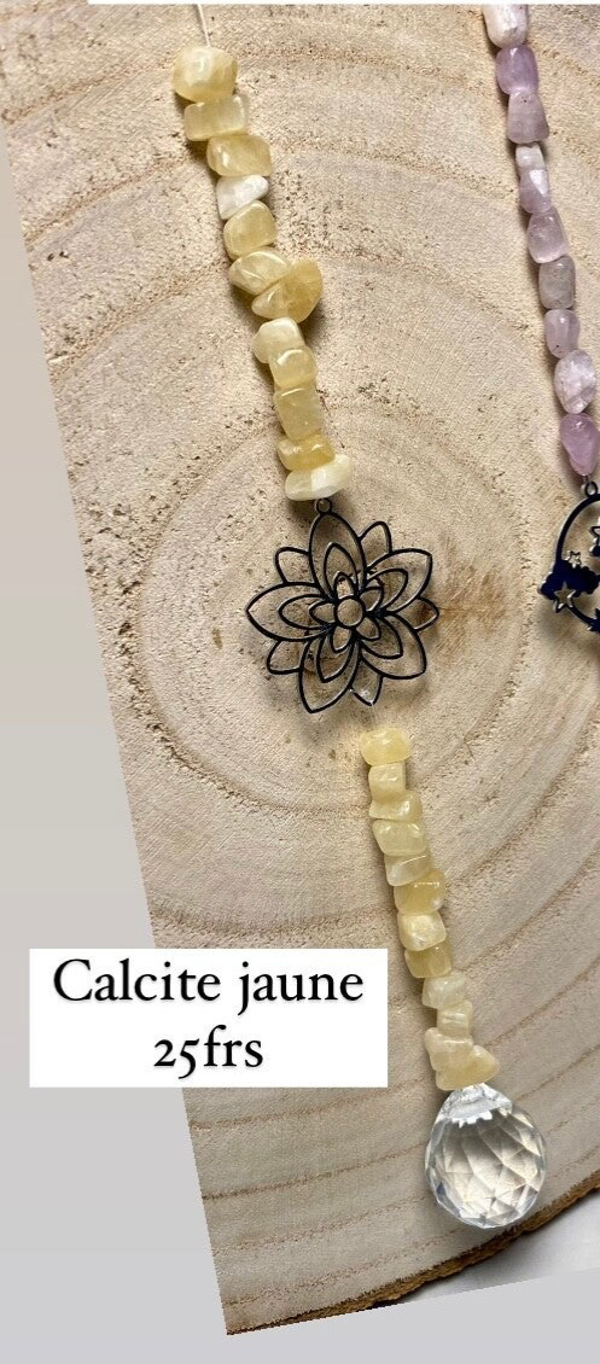 Capteur de lumière Calcite jaune (numéro 15)