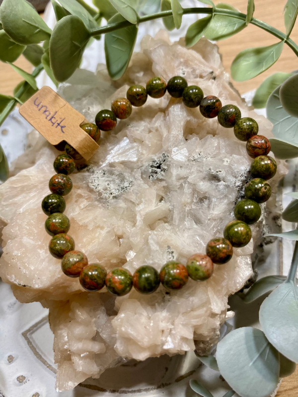 Bracelet Unakite (numéro 276)