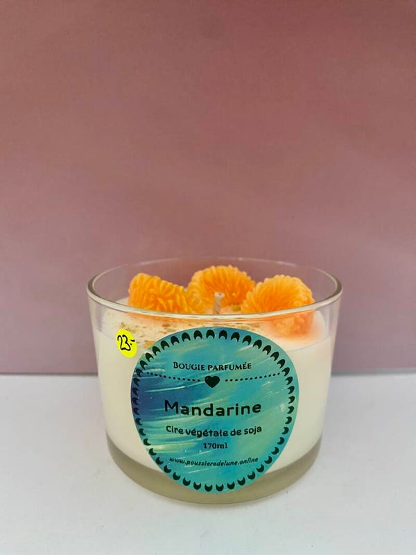 Bougie parfumée senteur Mandarine