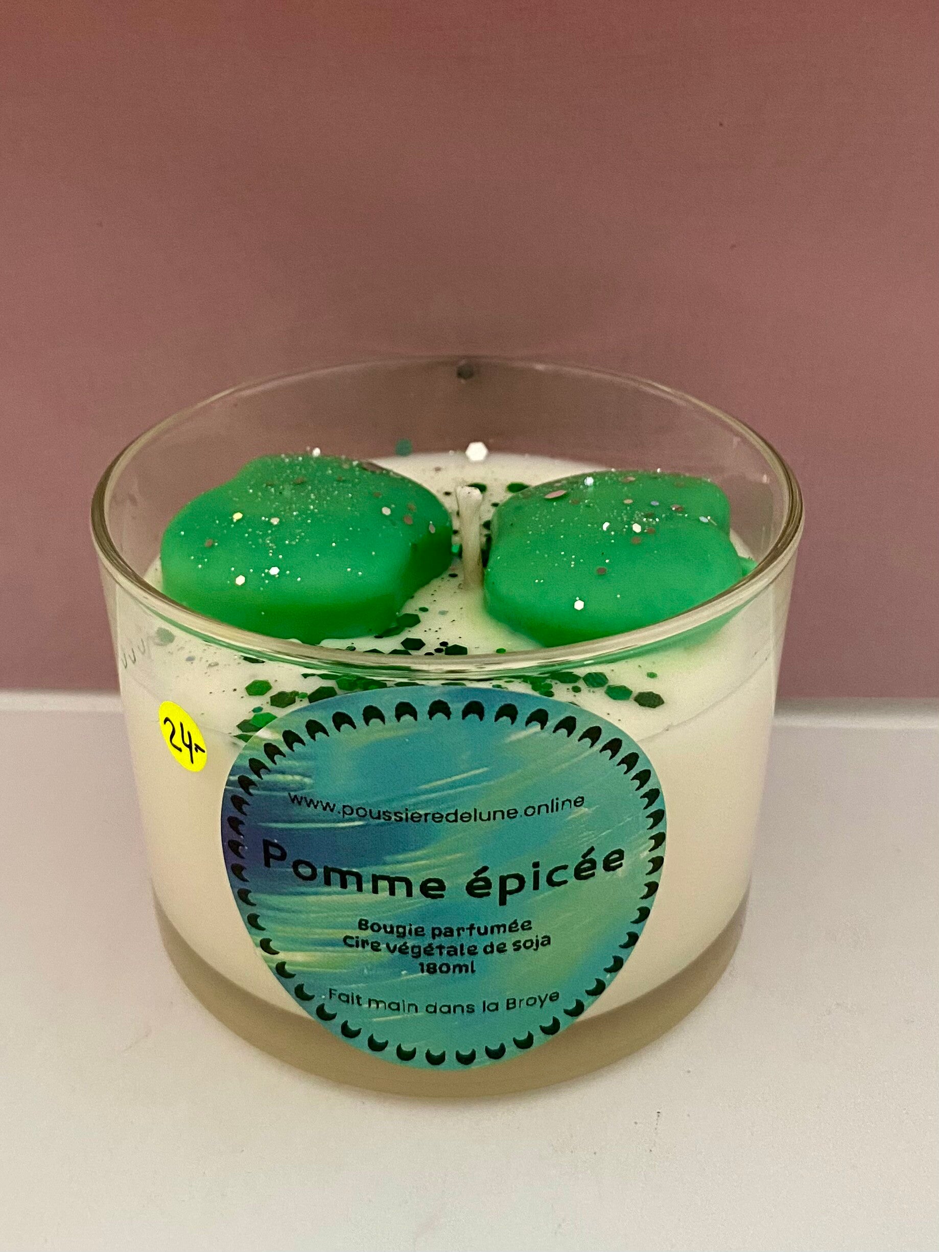 Bougie parfumée senteur Pomme épicée