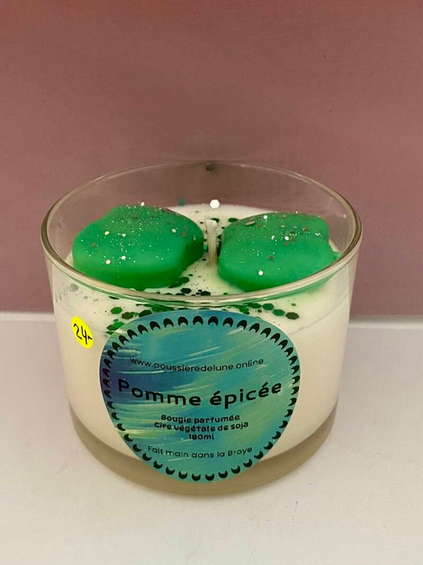 Bougie parfumée senteur Pomme épicée