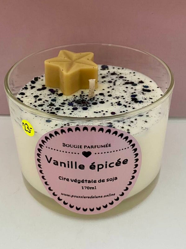 Bougie parfumée senteur Vanille épicée