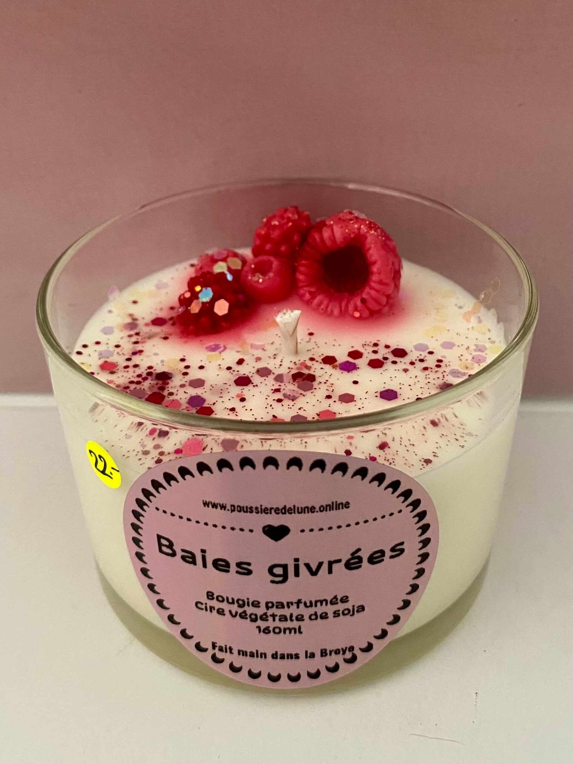 Bougie parfumée senteur Baies givrées