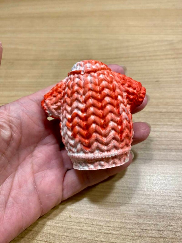 Pull de Noël en plâtre
