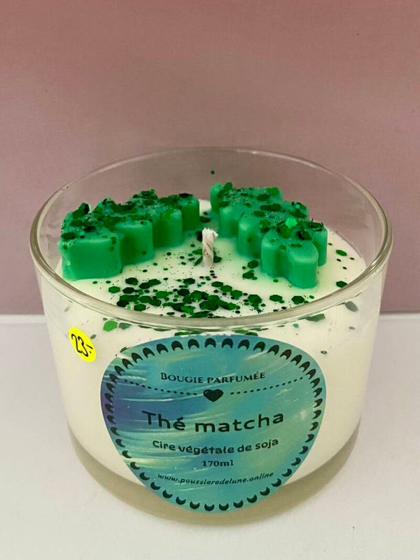 Bougie parfumée senteur Thé matcha