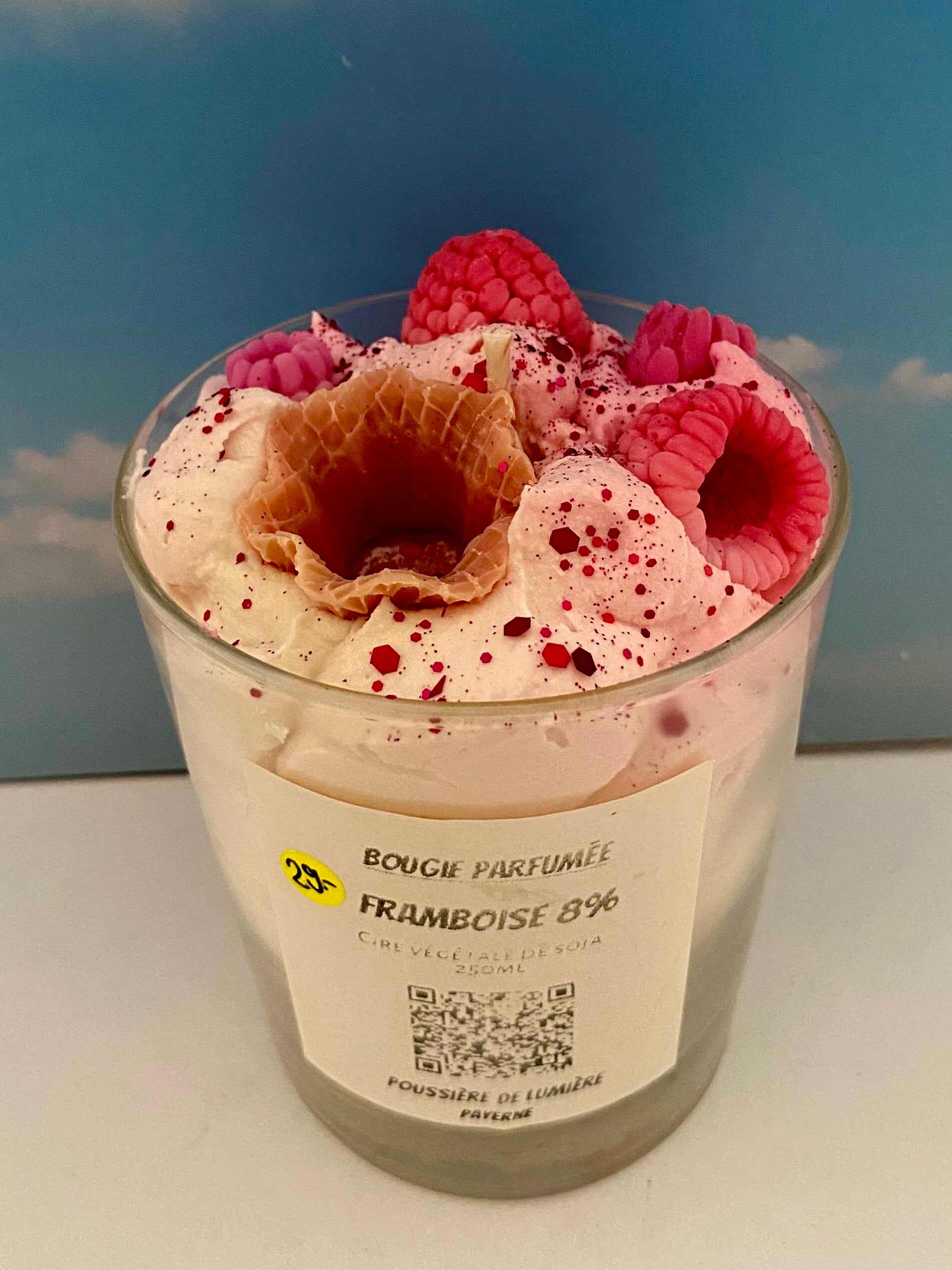 Bougie parfumée senteur Framboise