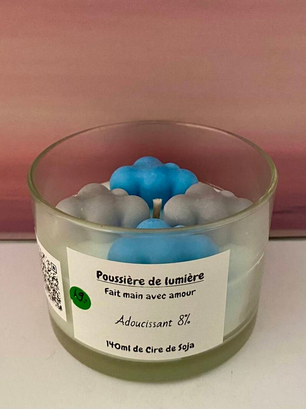 Bougie parfumée senteur Adoucissant