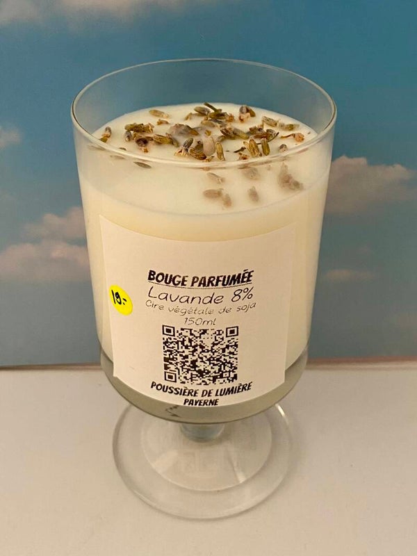 Bougie parfumée senteur Lavande