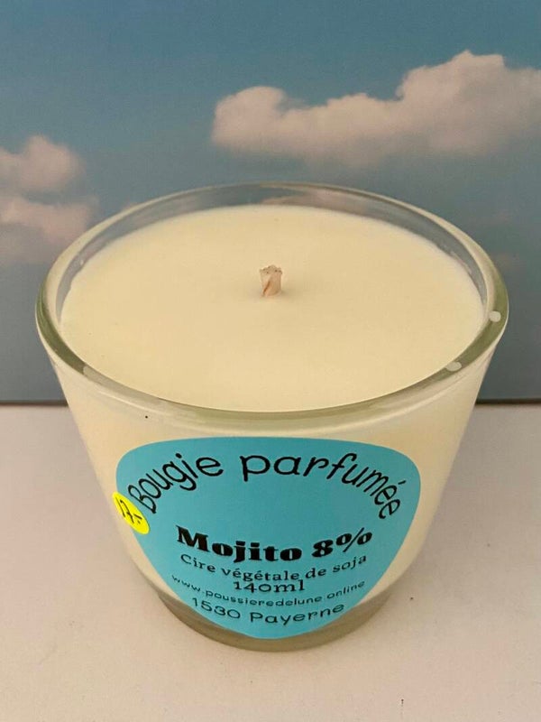 Bougie parfumée senteur Mojito