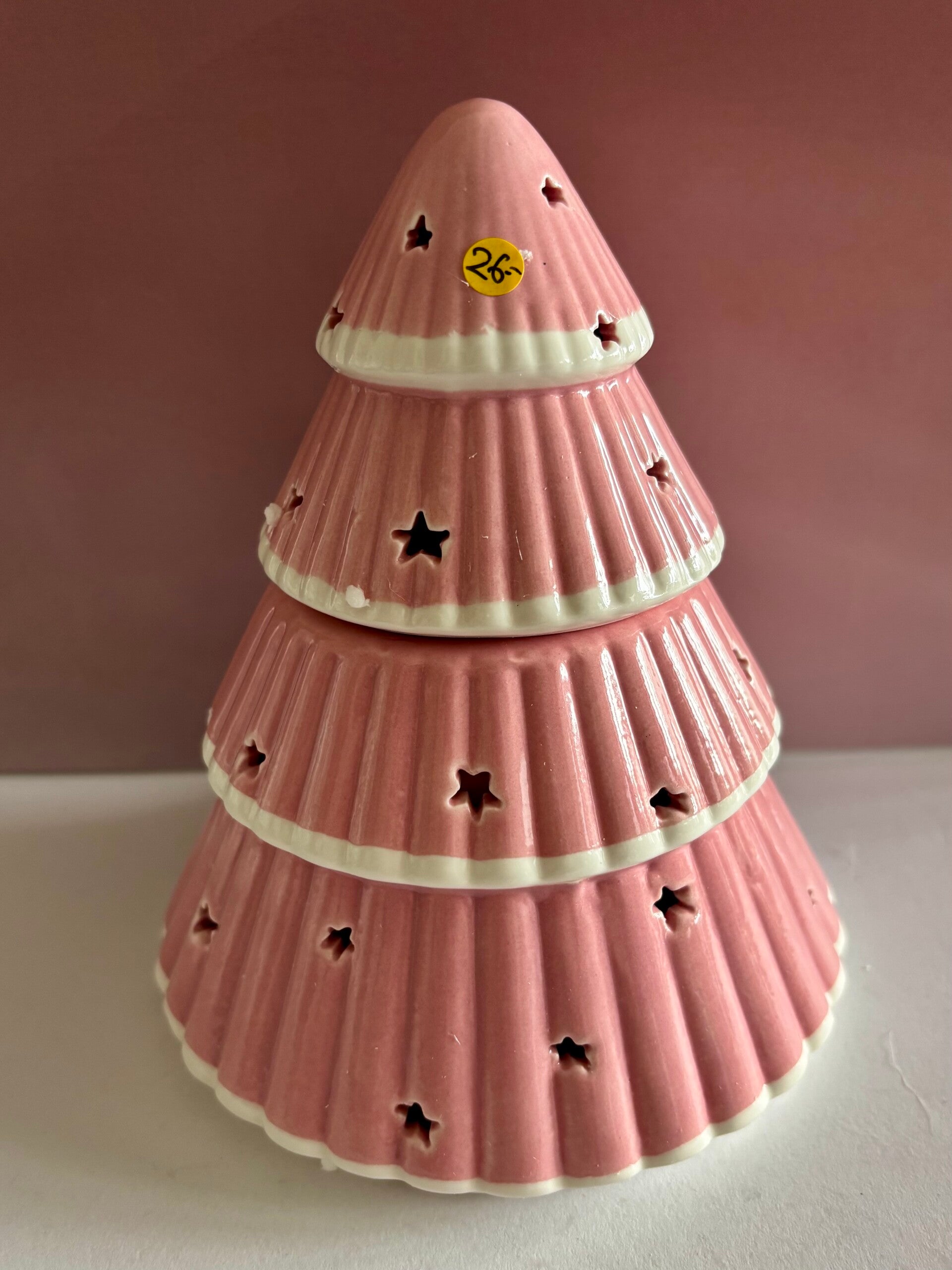Brûleur sapin rose